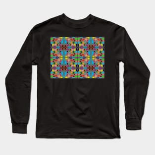 Abstract Pattern 4 - Landscape Orientation Long Sleeve T-Shirt